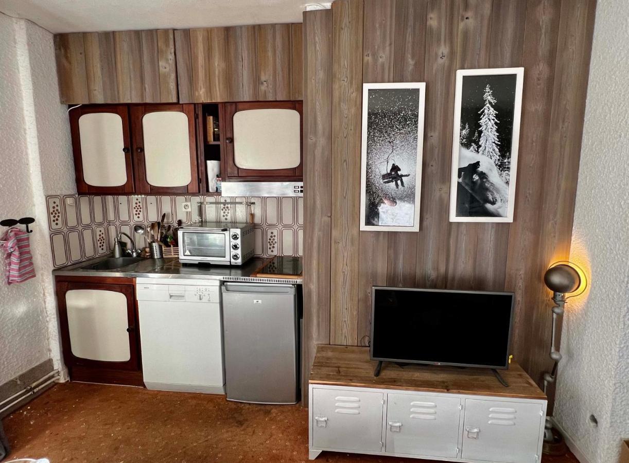 Ferienwohnung Alpe d'Huez - 46 m2 - Belle Terasse Exterior foto