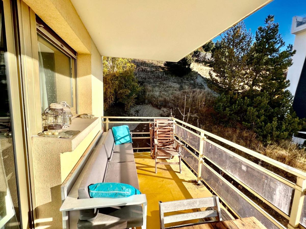 Ferienwohnung Alpe d'Huez - 46 m2 - Belle Terasse Exterior foto
