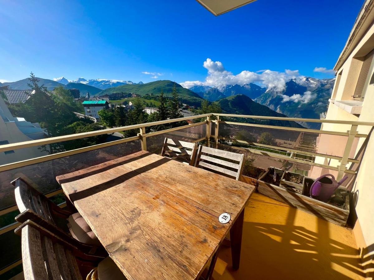Ferienwohnung Alpe d'Huez - 46 m2 - Belle Terasse Exterior foto